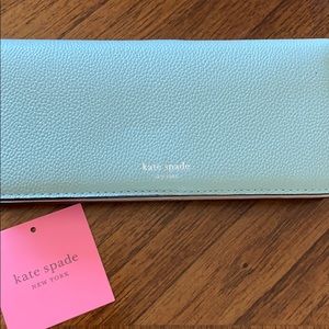 New Sky blue wallet Kate spade Original